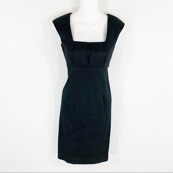 Marvin Richards Dresses & Skirts - Marvin Richards black pleated bust sheath dress